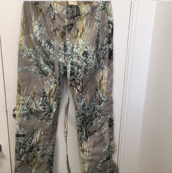 Fear Of God Sixth Collection Camoflauge Nylon Pants New Without Tags - Picture 6 of 9